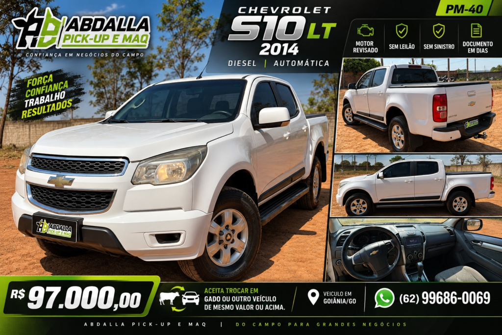 PM 40 - CHEVROLET S10 LT 2014